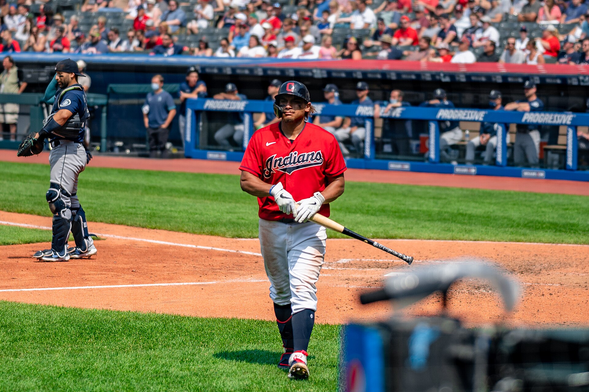 Josh Naylor convaincu que le lancer qui l'a atteint face aux Tigers était délibéré
