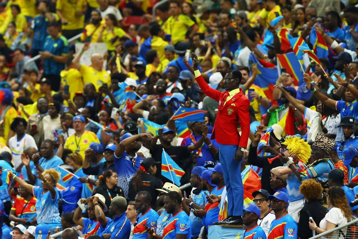 Lumumba Vea, supporter emblématique de la RDC, présent au Mexique pour soutenir les Léopards au Mondial