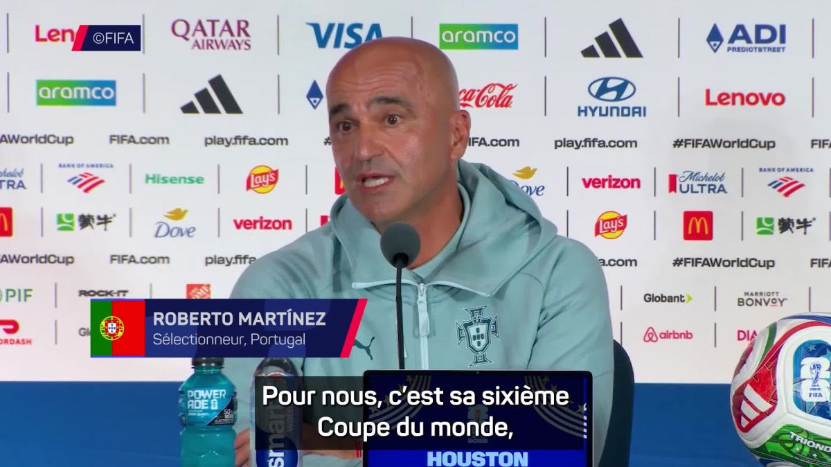 Martínez subjugué par la fraîcheur et l'implication de Ronaldo lors de ce Mondial 2026