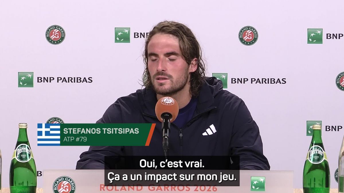 Tsitsipas se sent dans son élément et revendique une adéquation entre son jeu et les conditions actuelles